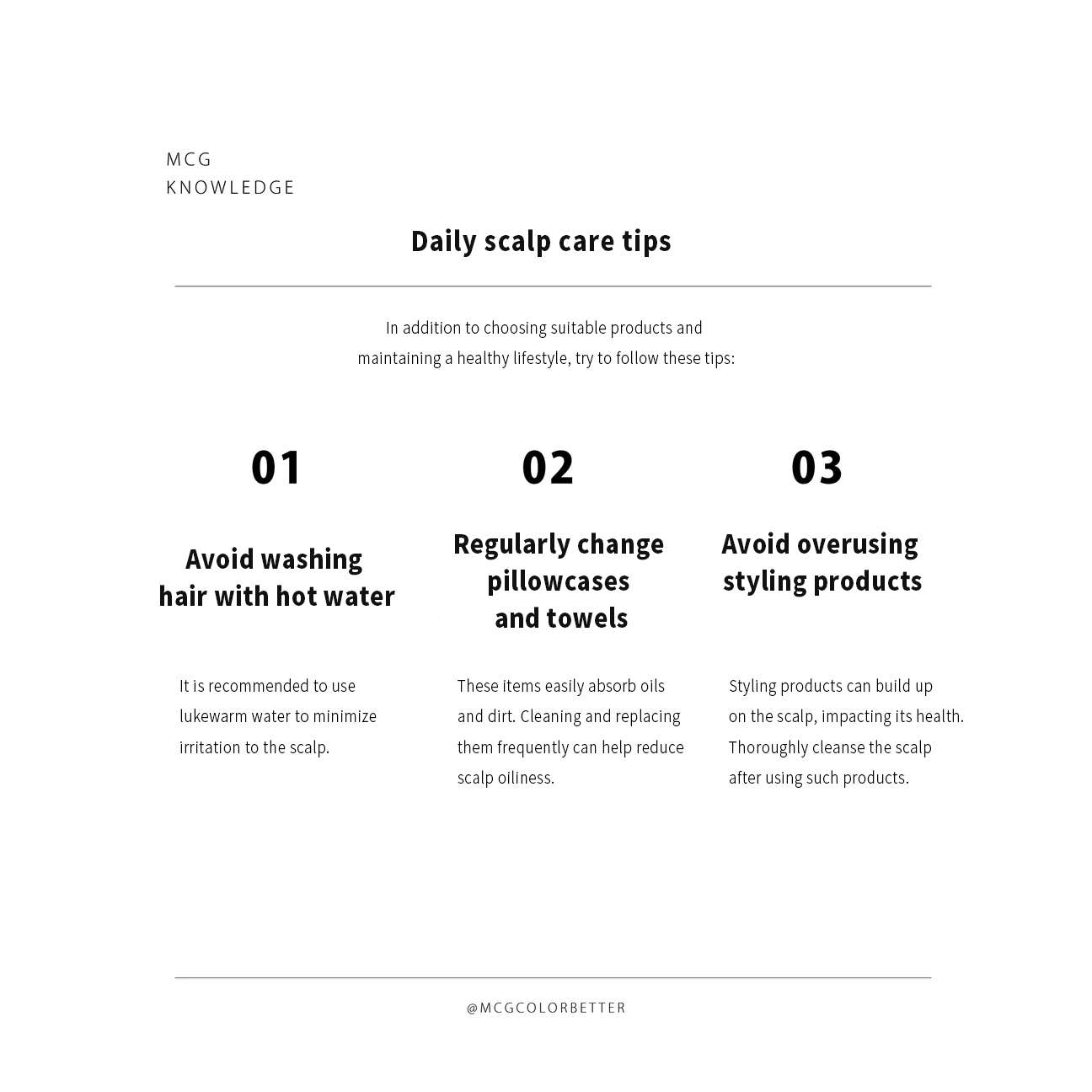 Daily Scalp Care Tips