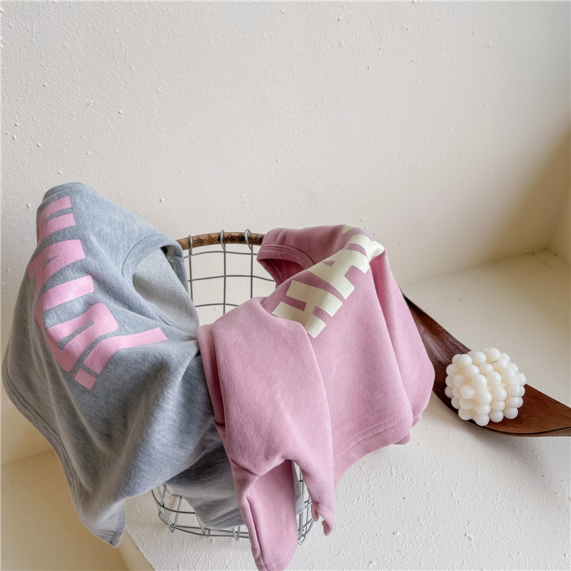 HALO字母寬短版 長袖上衣