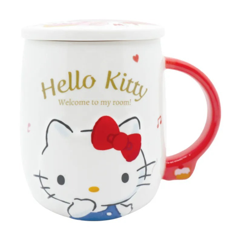 Sanrio 陶瓷有耳杯連蓋