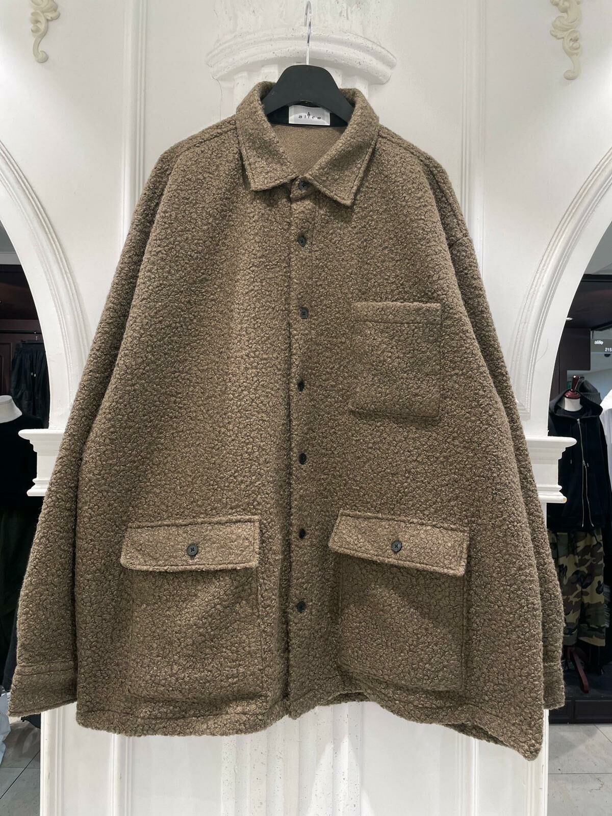 淨色毛絨長袖恤衫 alife-018JK