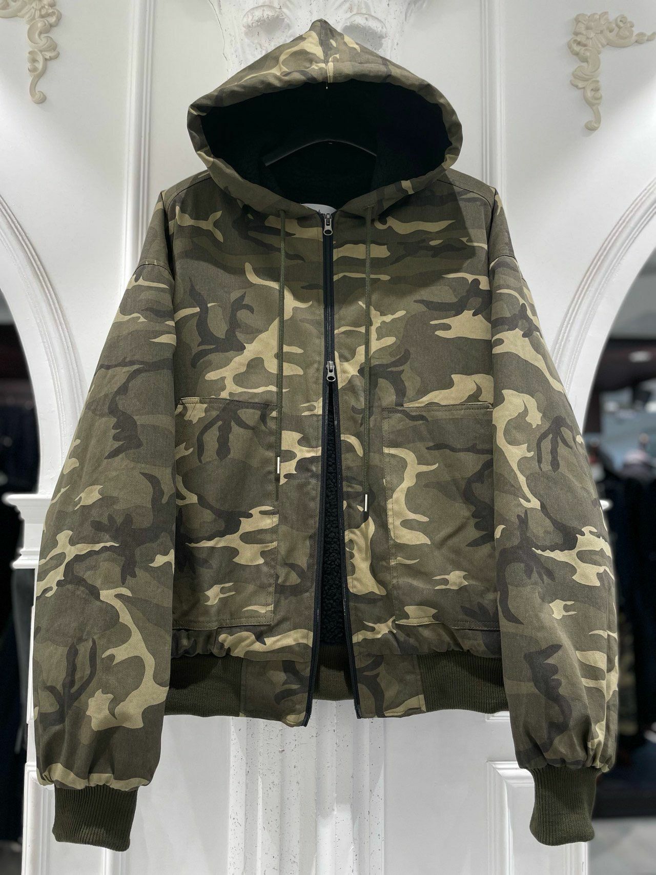 淨色連帽拉鍊外套(抓毛底) alife-019JK