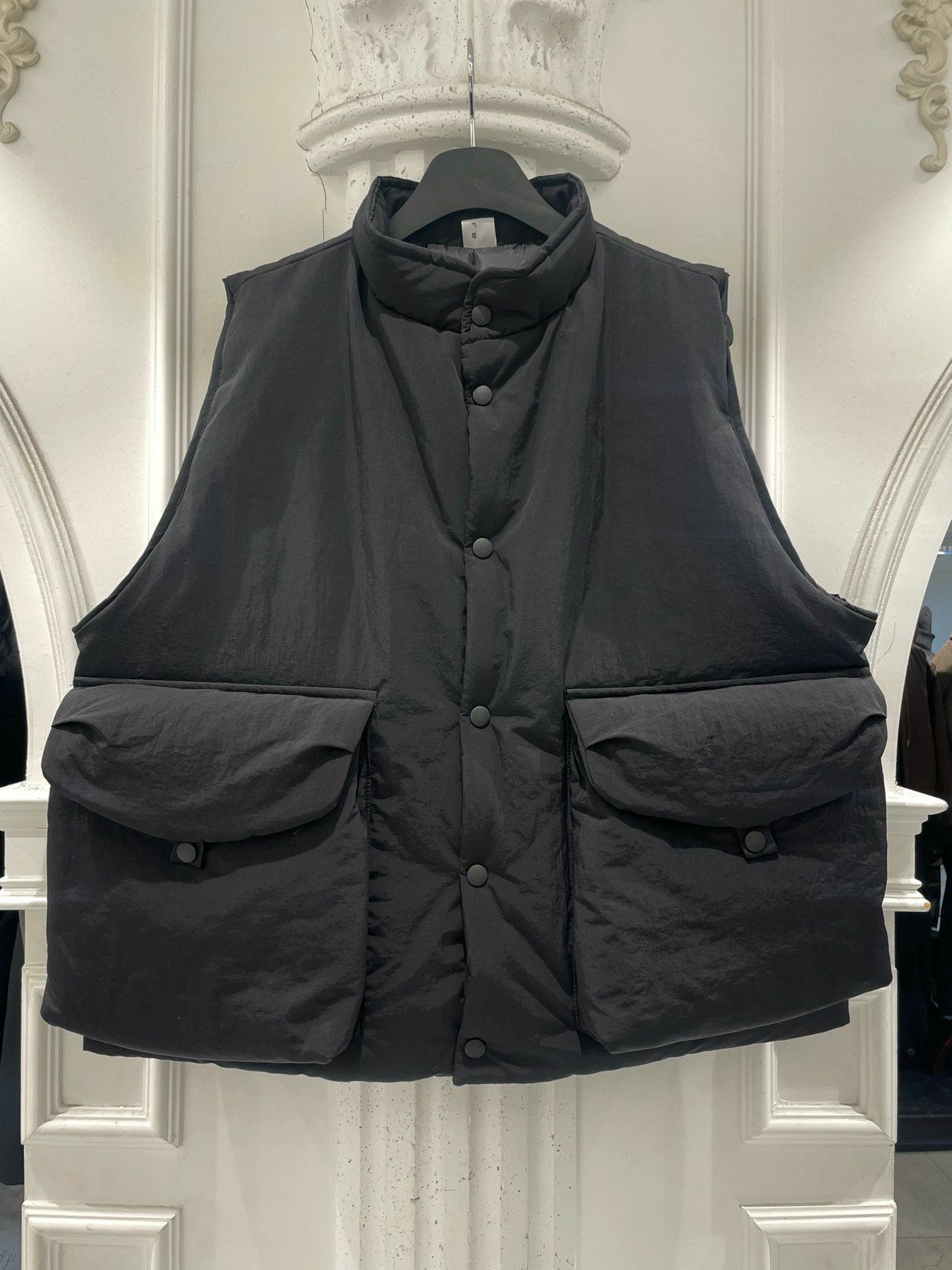 企領拉鍊背心褸(夾棉) alife-021V