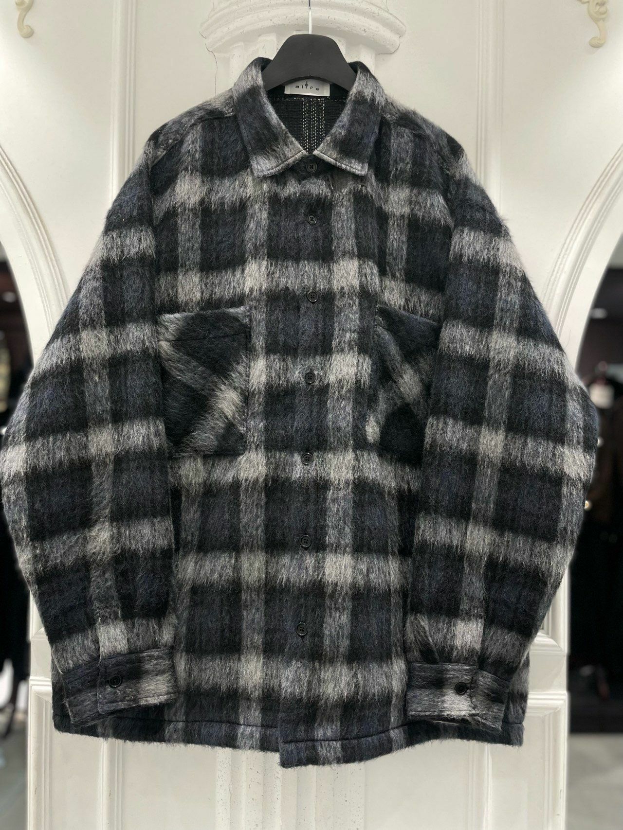 格仔長袖恤衫 alife-023V