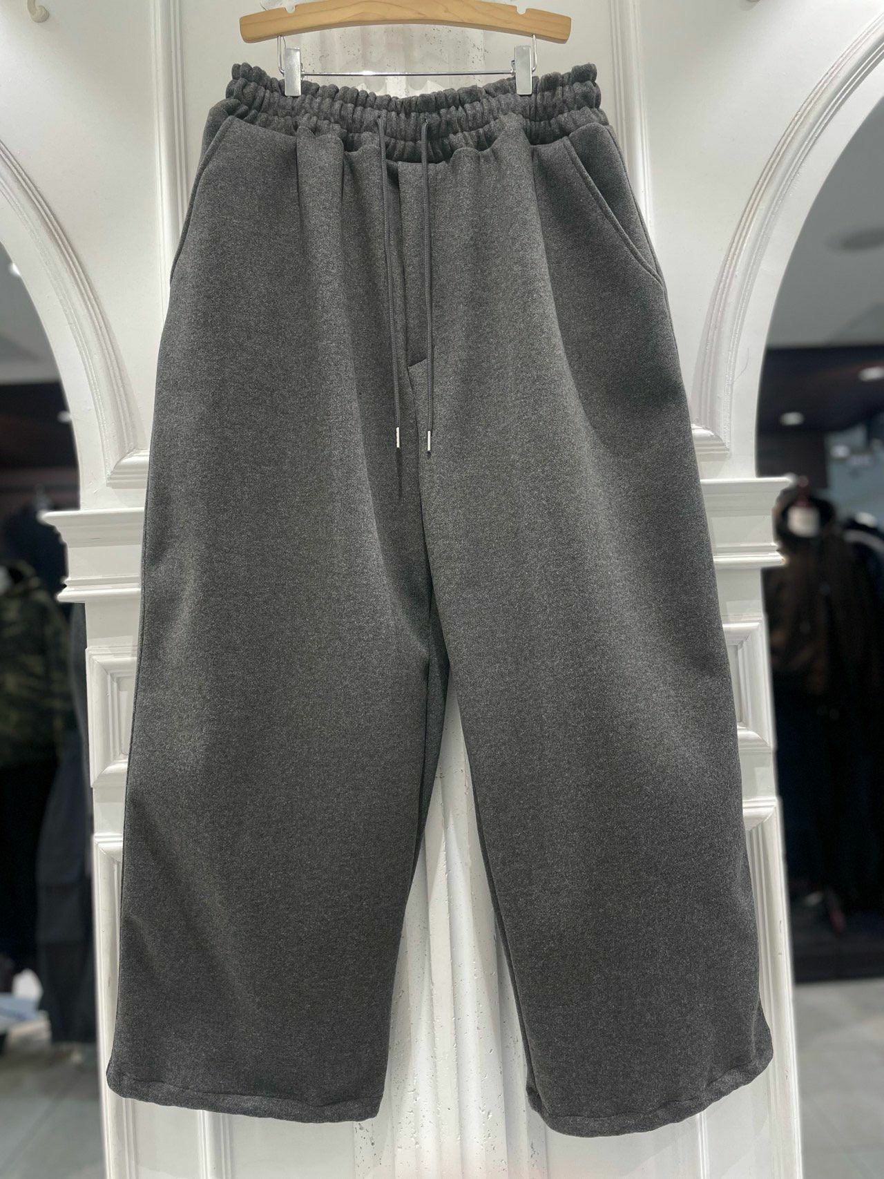 淨色可束腳鬆身褲 alife-024P