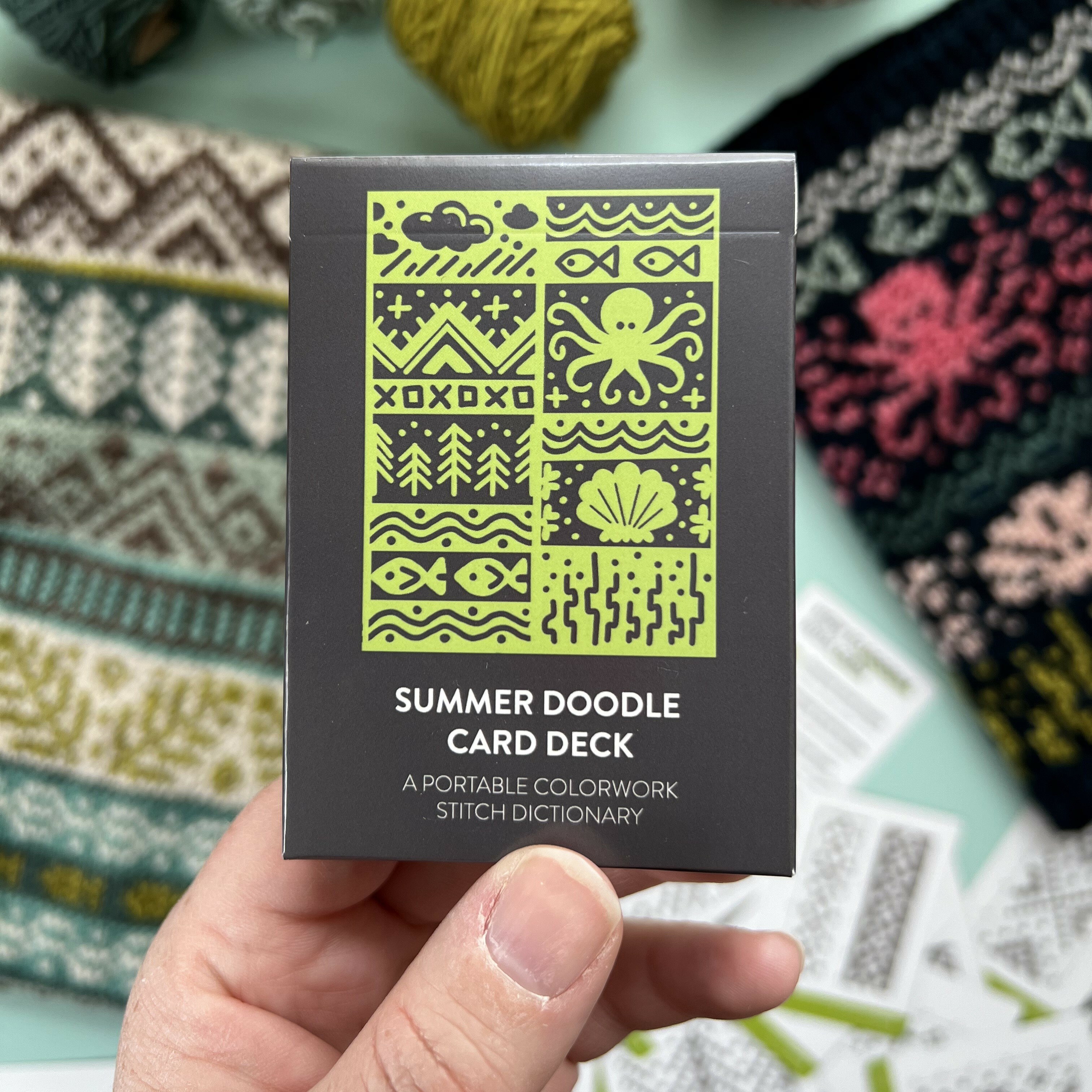 [Pacific Knit] Summer夏日配色編織卡牌