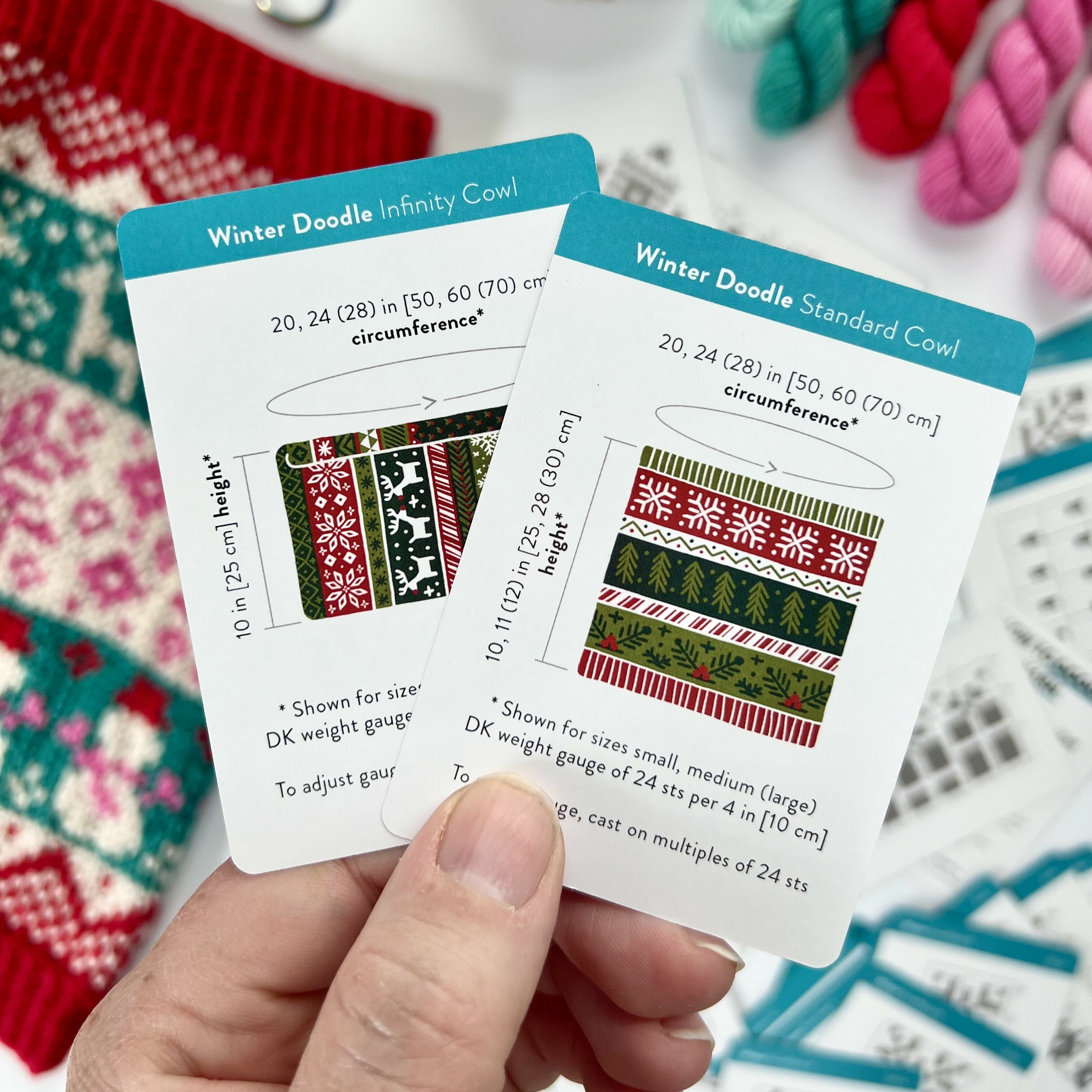 [Pacific Knit] Winter冬日配色編織卡牌