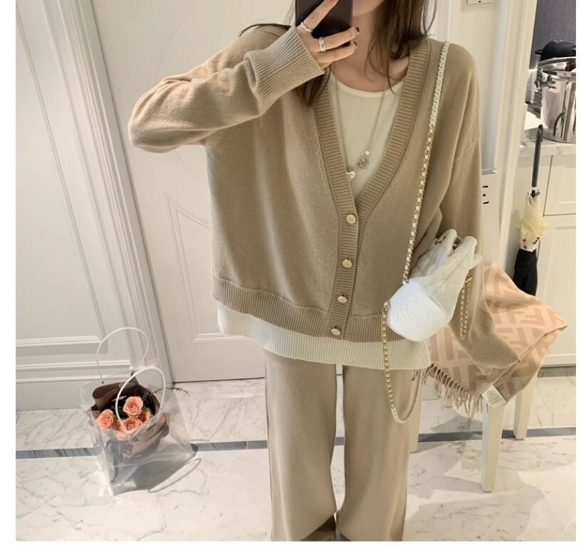 ᴷᴼᴿᴱᴬ 正韓🇰🇷 柔美典雅氣質之選針織套裝（三色）