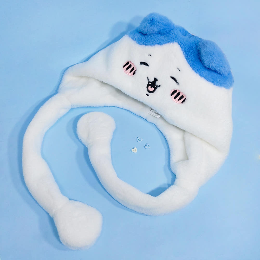 預訂｜韓國限定 八字貓 耳朵會動的毛絨帽子