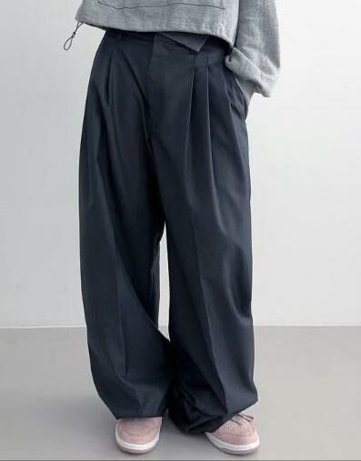 淨色鬆身西褲 kds-006P