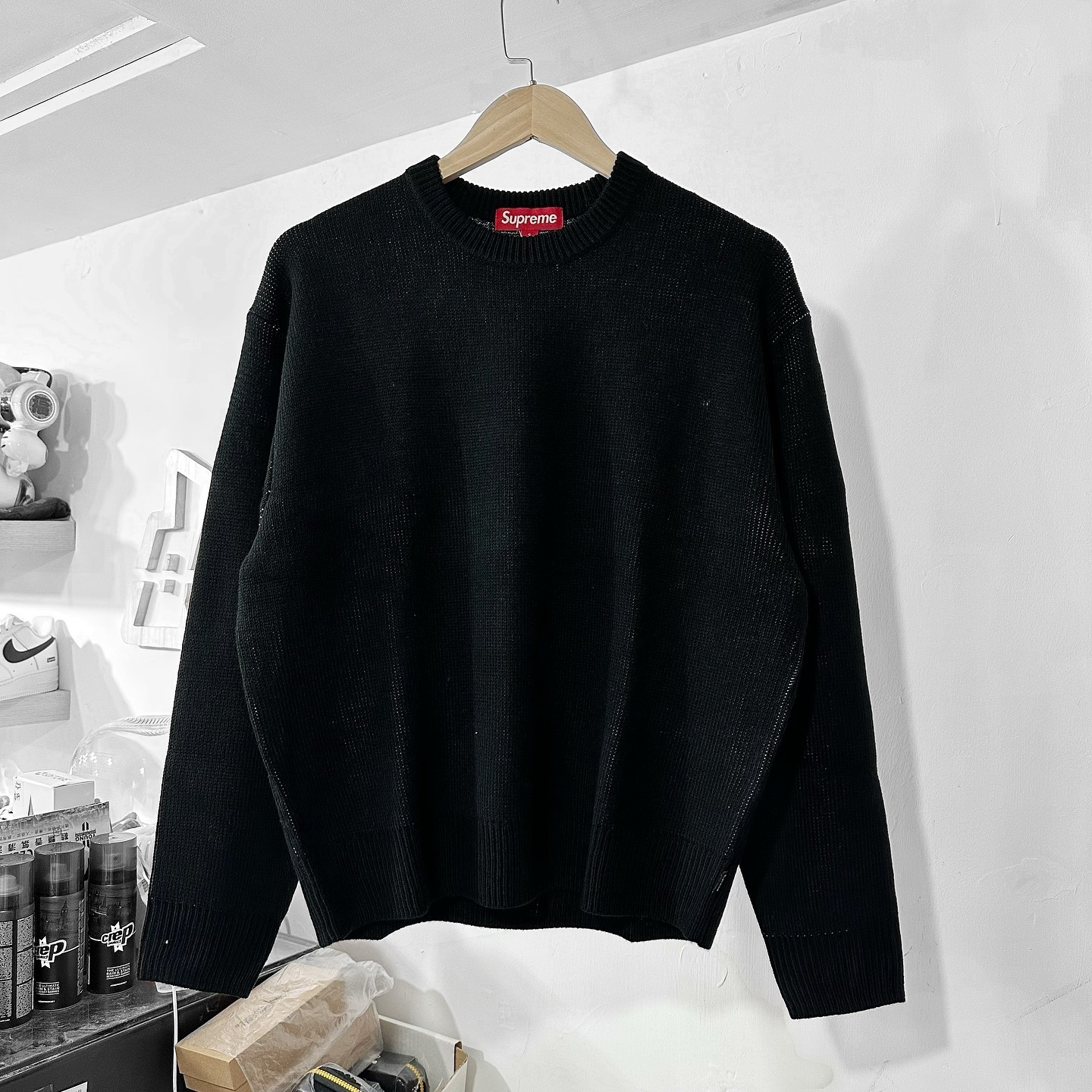 SUPREME® Fw24 Fuck Money Sweater Black 針織衛衣