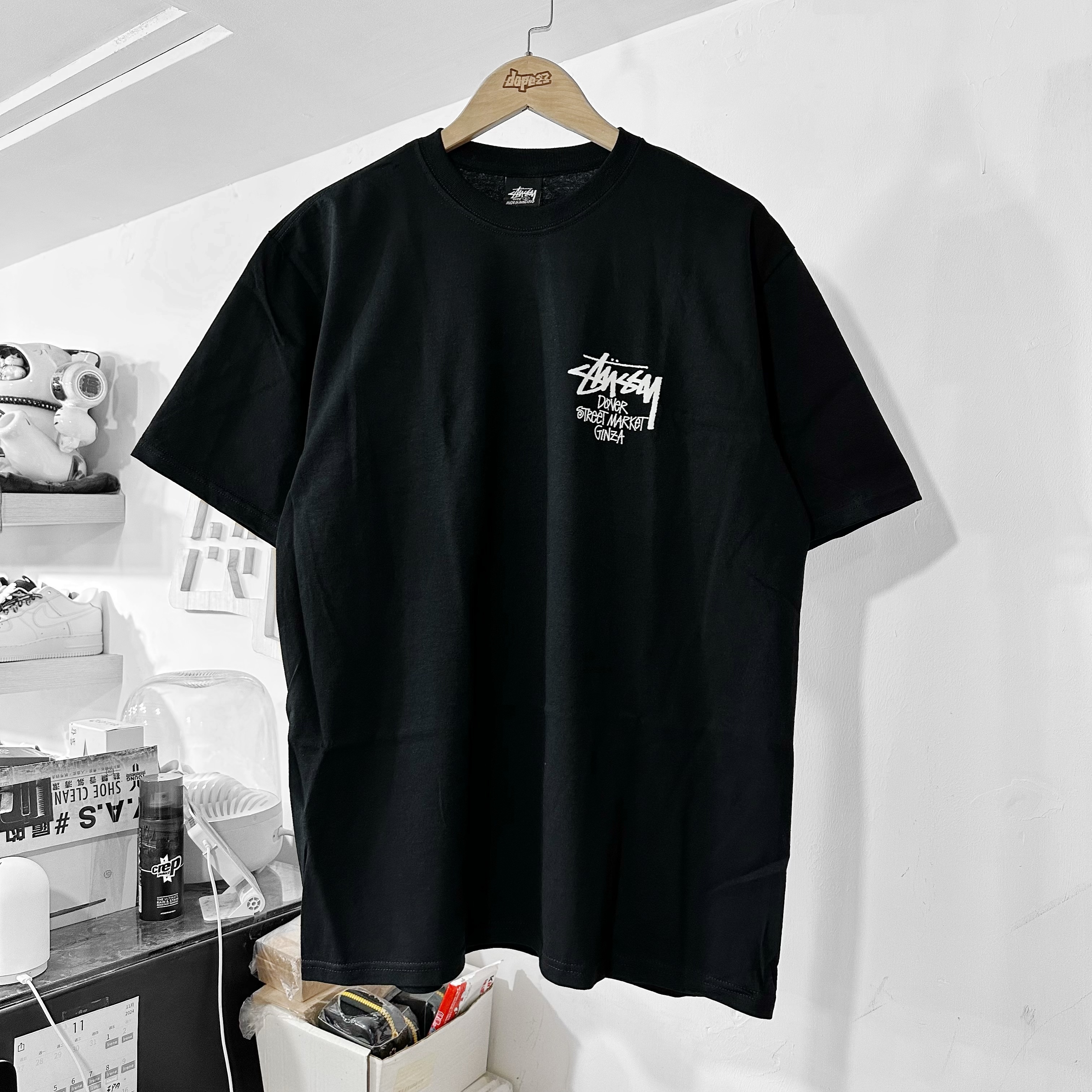 STUSSY Stock Dsm Ginza Tee Black 銀座限定