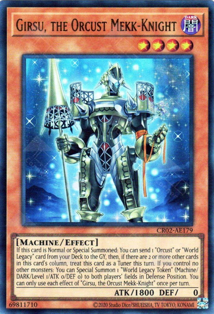 CR02-AES26 Girsu, the Orcust Mekk-Knight (UR)