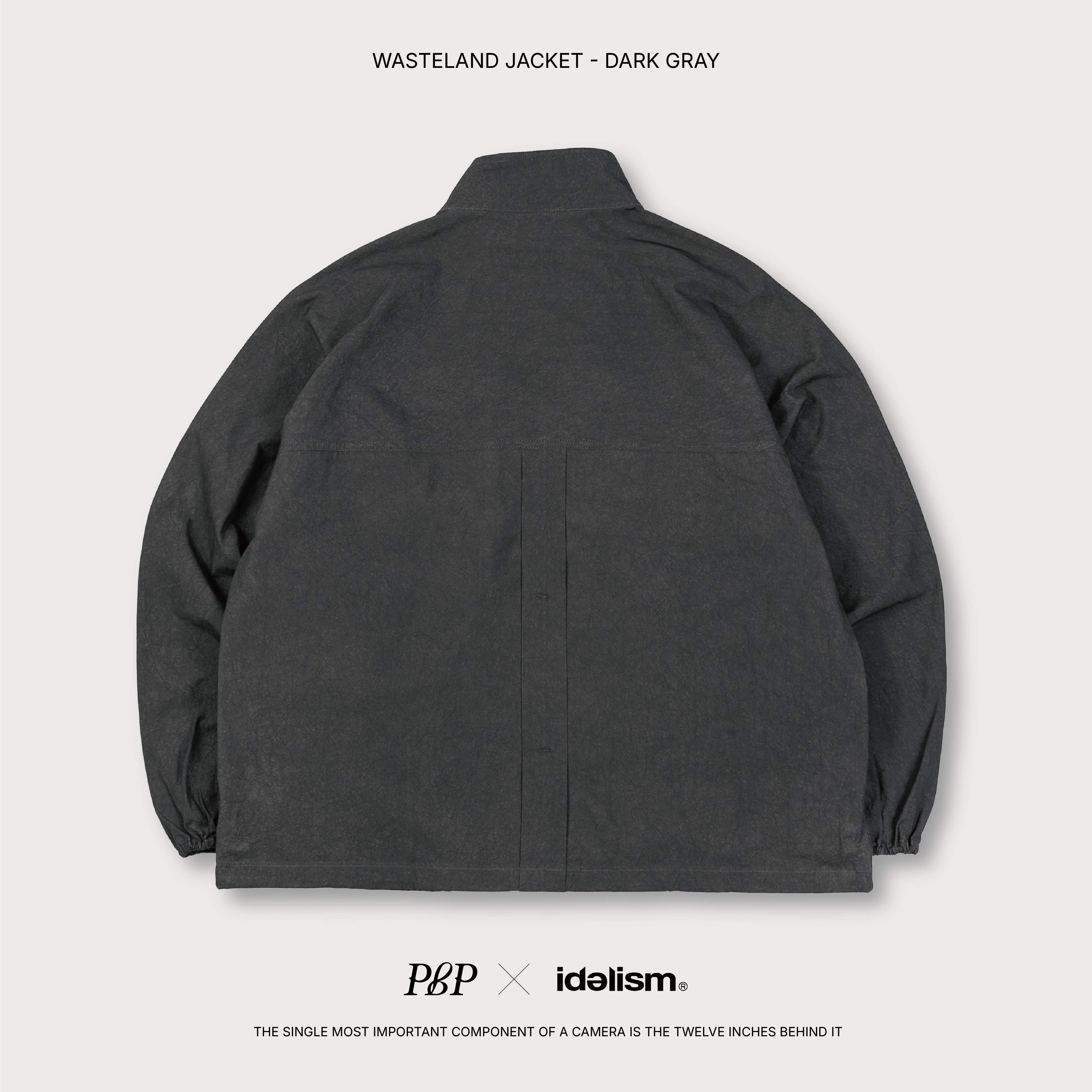 P.B.P X idealism® - WASTELAND JACKET  - DARK GRAY