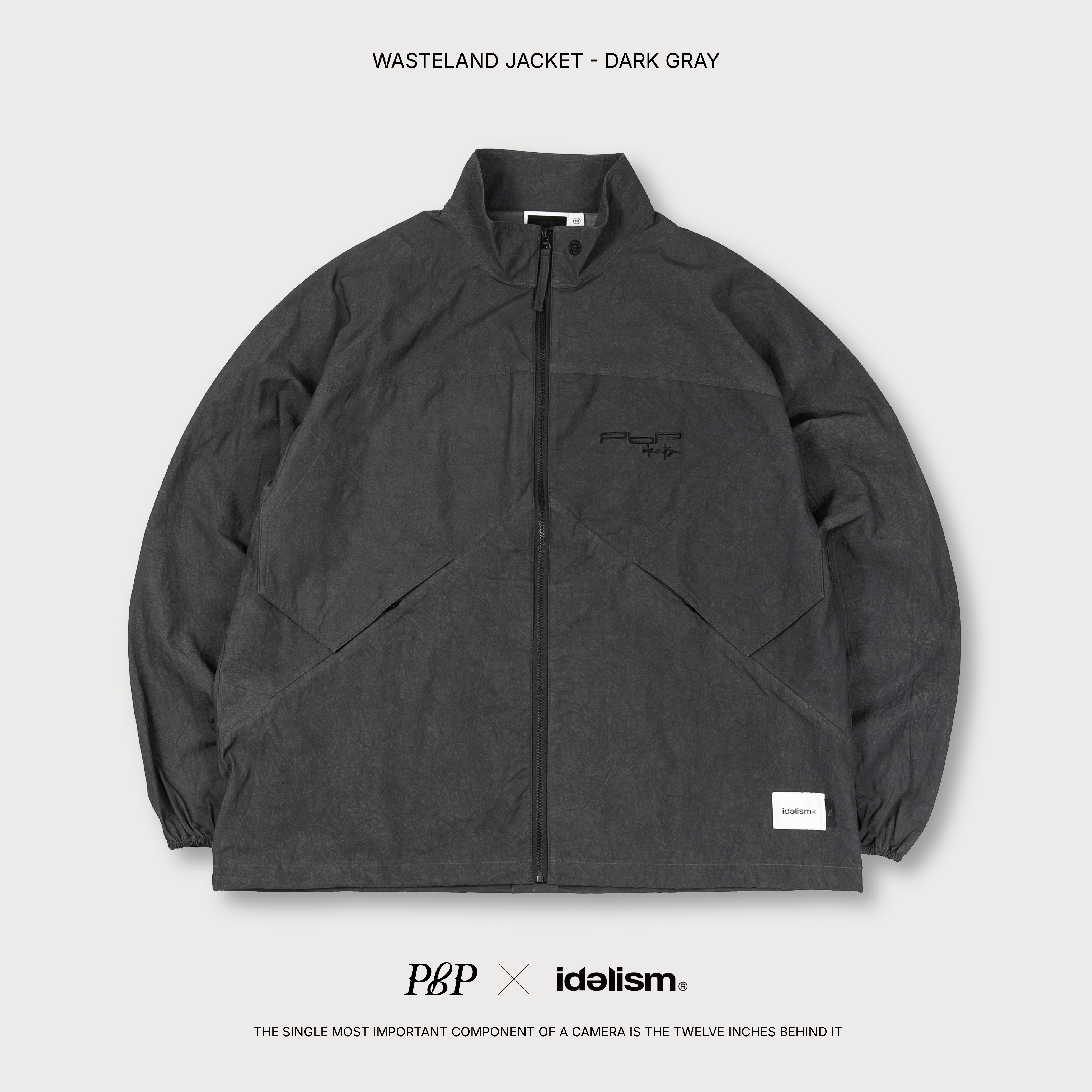 P.B.P X idealism® - WASTELAND JACKET  - DARK GRAY
