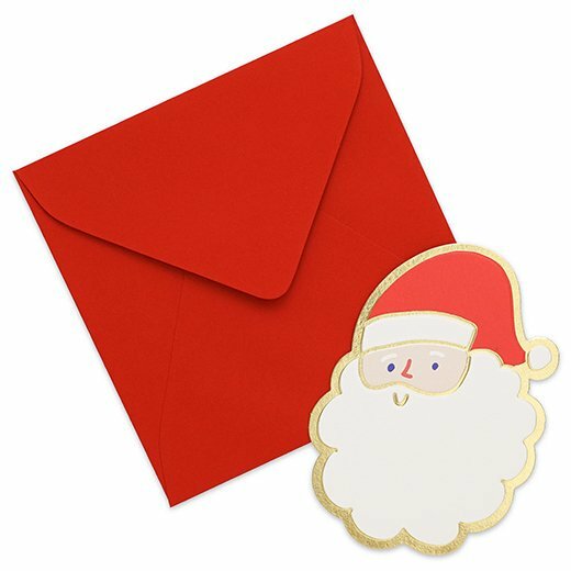 聖誕禮物小卡 5枚入 附信封｜日本Greeting Life