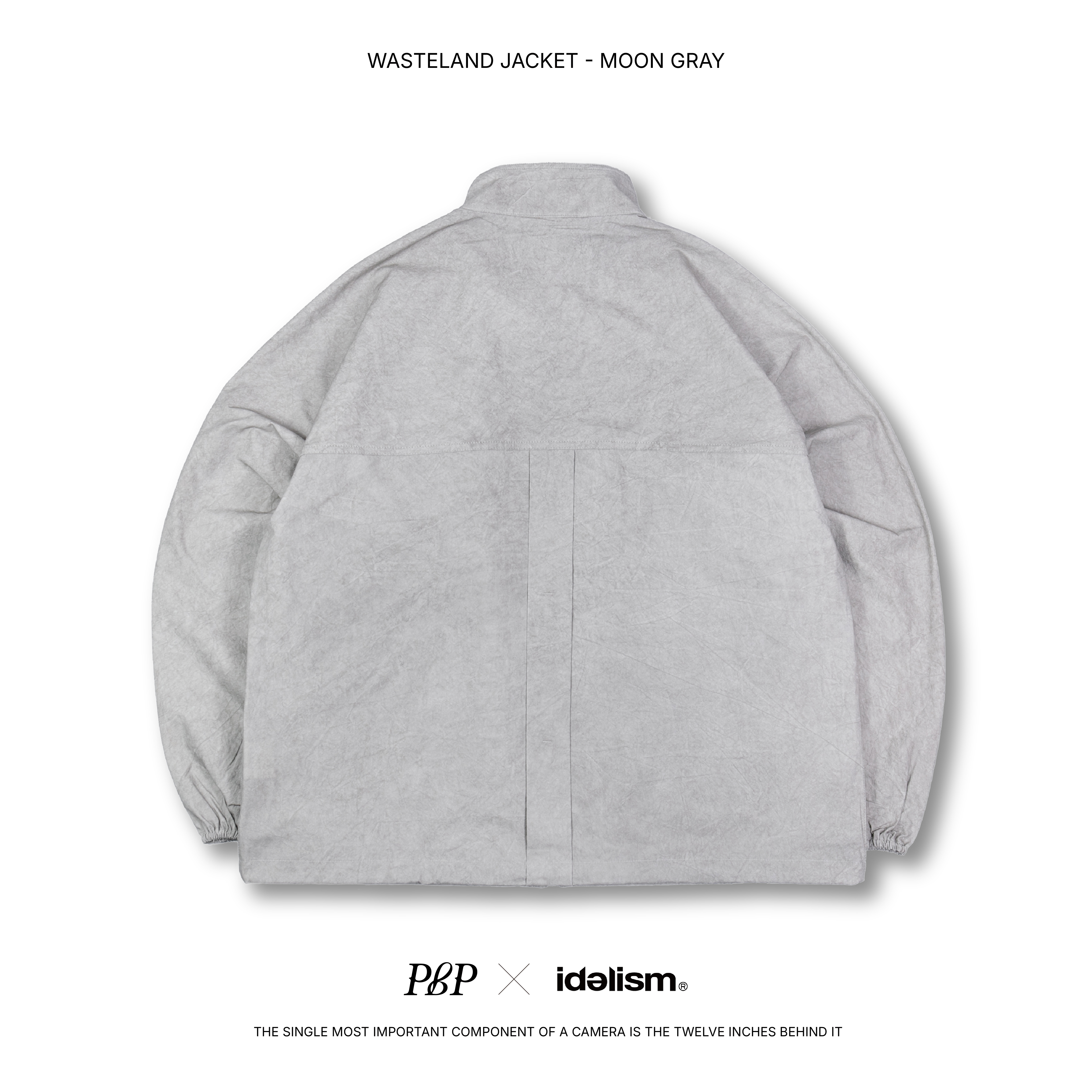 P.B.P X idealism® - WASTELAND JACKET  - MOON GRAY
