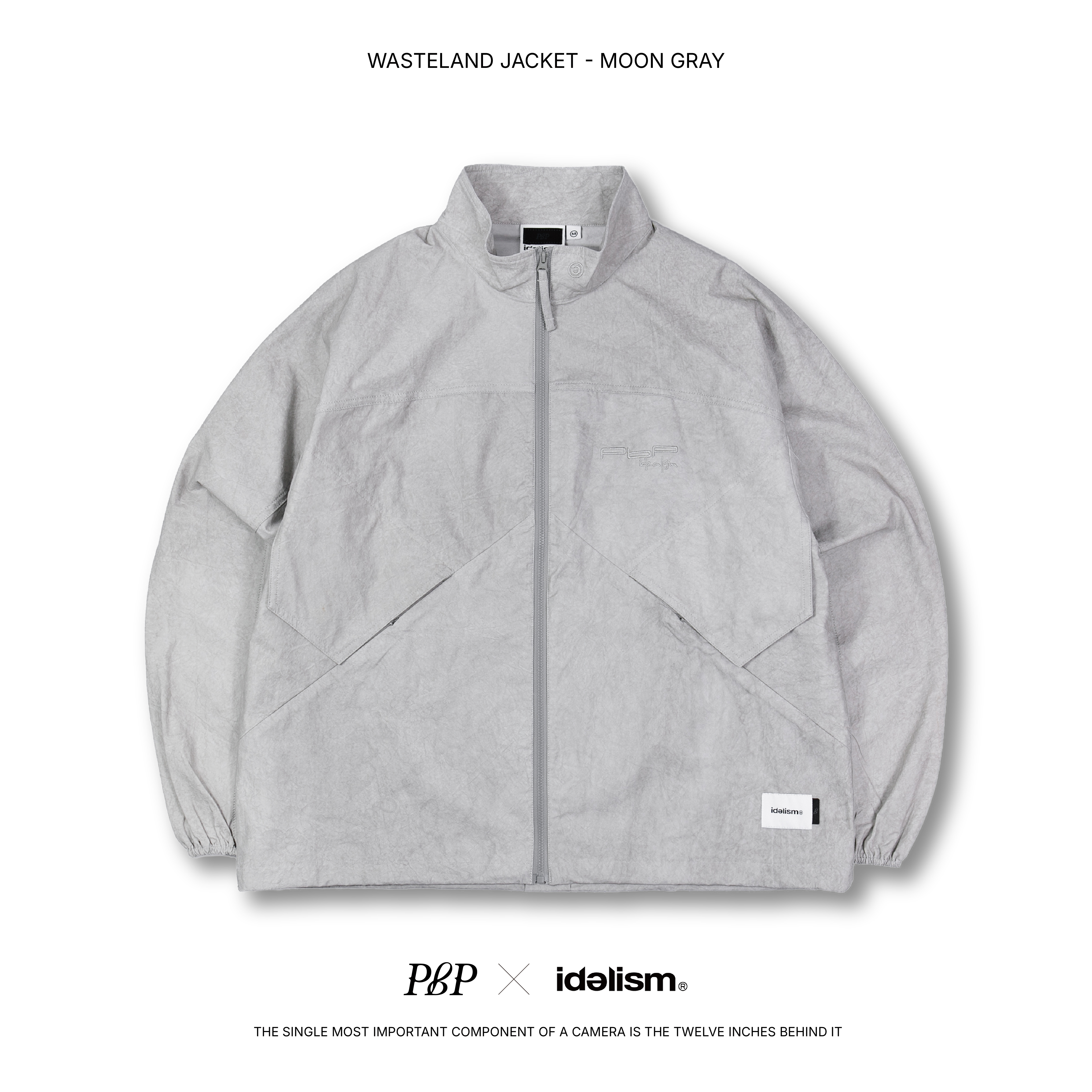P.B.P X idealism® - WASTELAND JACKET  - MOON GRAY