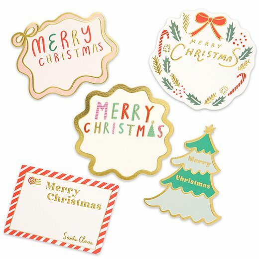 聖誕禮物小卡 5枚入 附信封｜日本Greeting Life