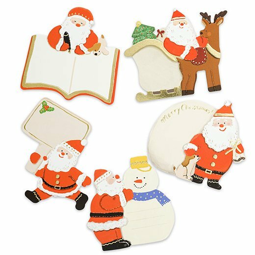 聖誕禮物小卡 5枚入 附信封｜日本Greeting Life