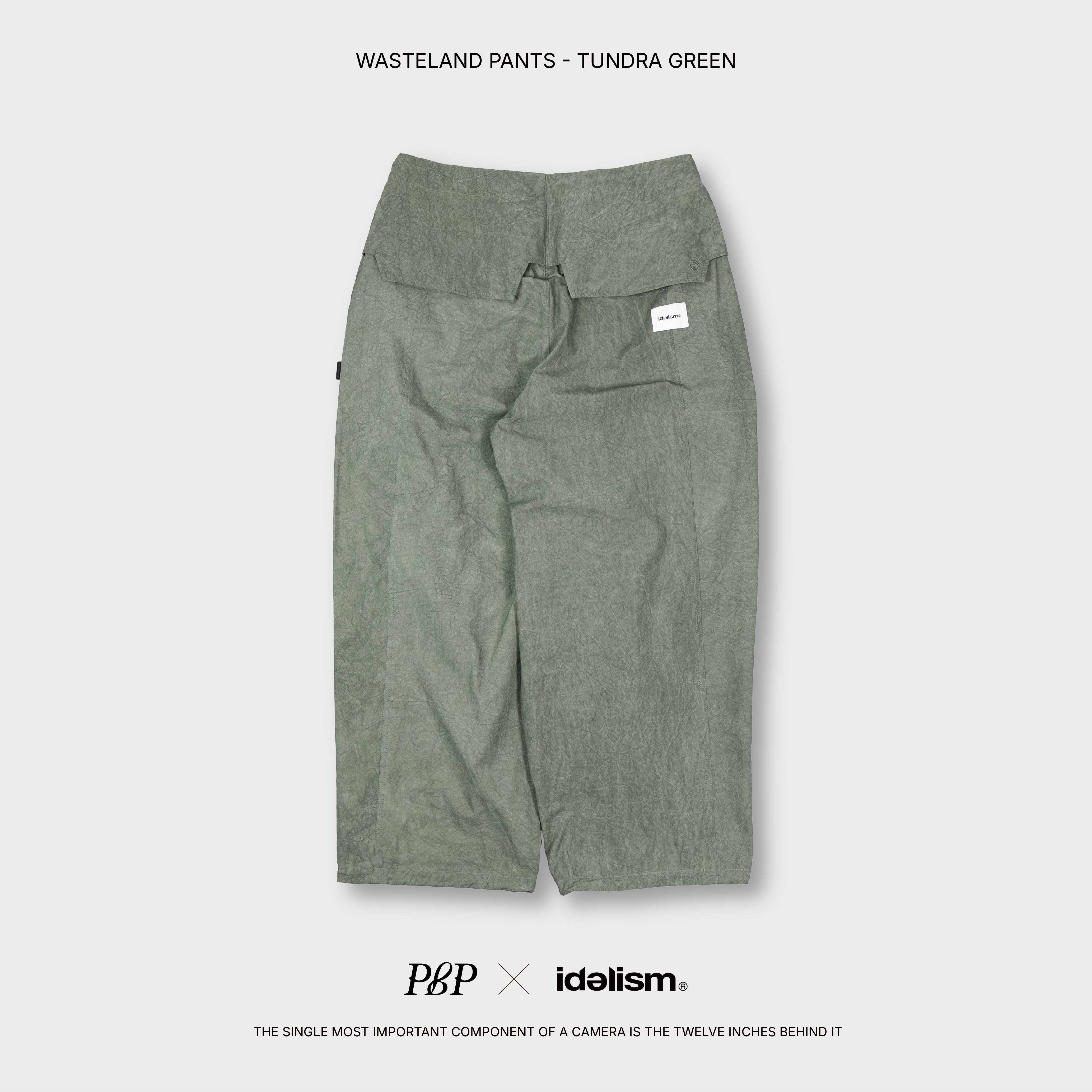 P.B.P X idealism® - WASTELAND PANTS  - TUNDRA GREEN