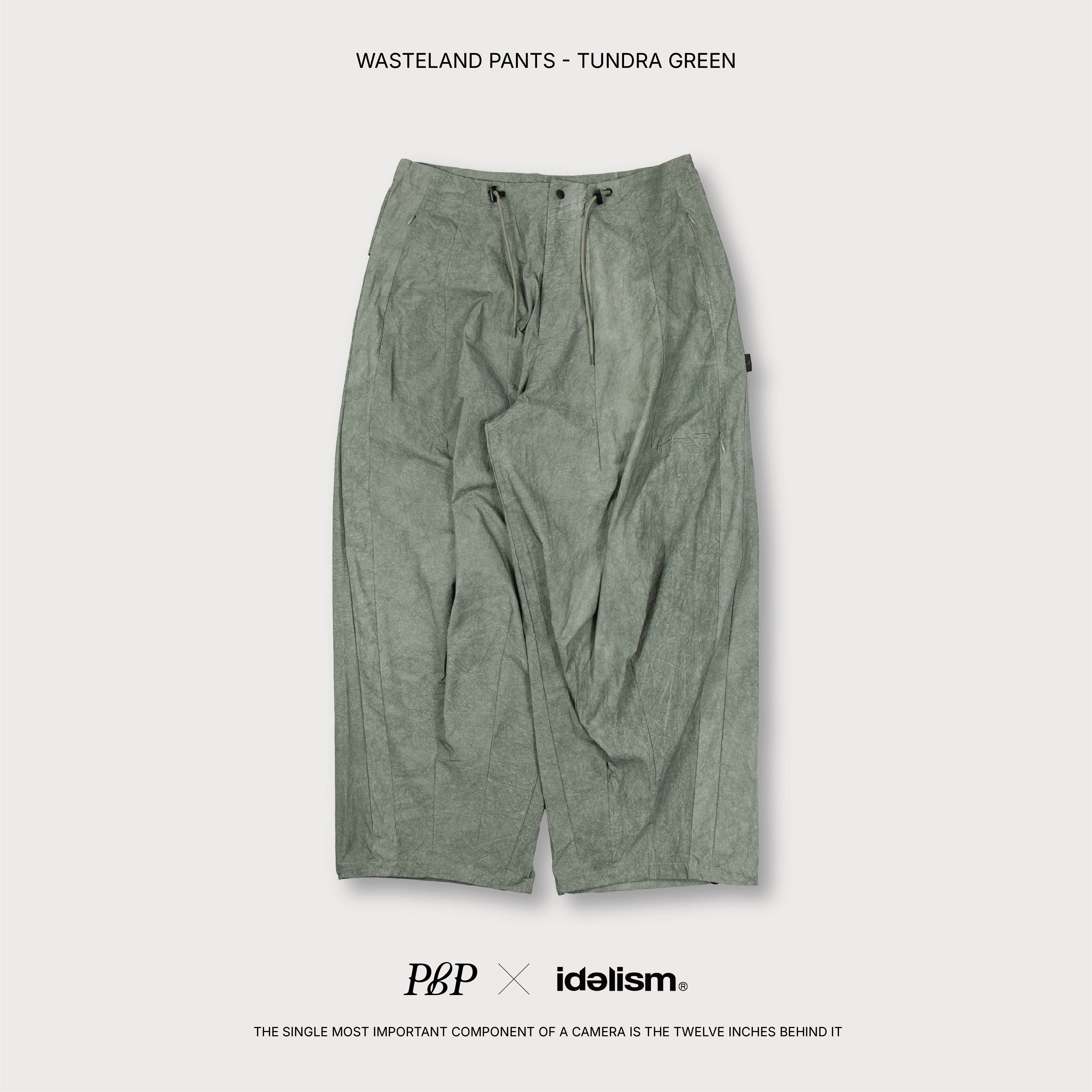P.B.P X idealism® - WASTELAND PANTS  - TUNDRA GREEN