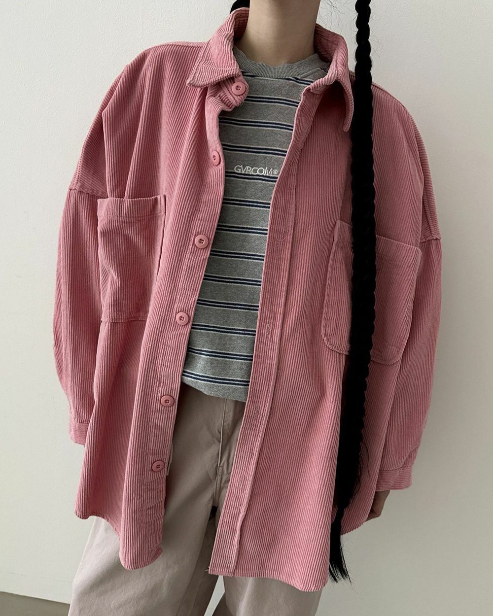 淨色長袖恤衫 GVR-052S