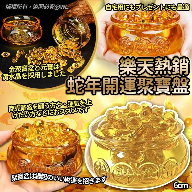 樂天熱銷蛇年開運如意吉祥聚寶盤