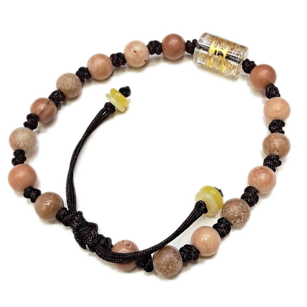 六字真言{水晶}& 龍宮舍利手珠6mm中國結手鍊【十方】153858