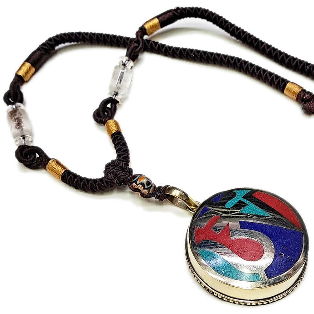 嗡{青金石}嘎屋 中國結項鍊【十方】153865