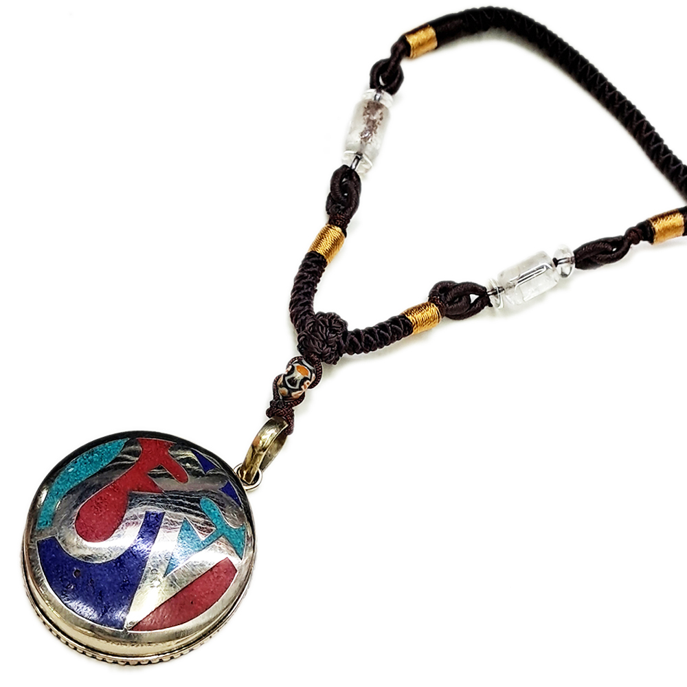 嗡{青金石}嘎屋 中國結項鍊【十方】153865