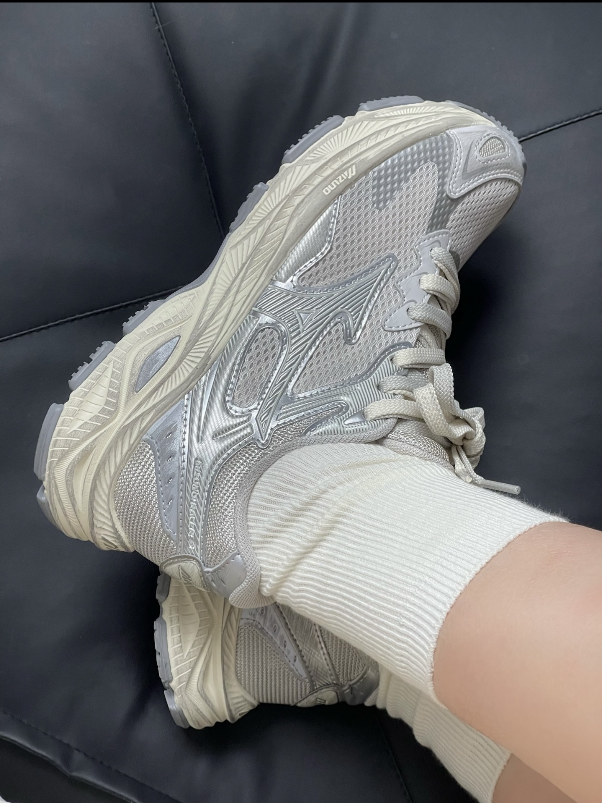 Mizuno 美津濃 Racer S 銀灰色 作舊 復古慢跑鞋 老爹鞋 D1GH223518/預購