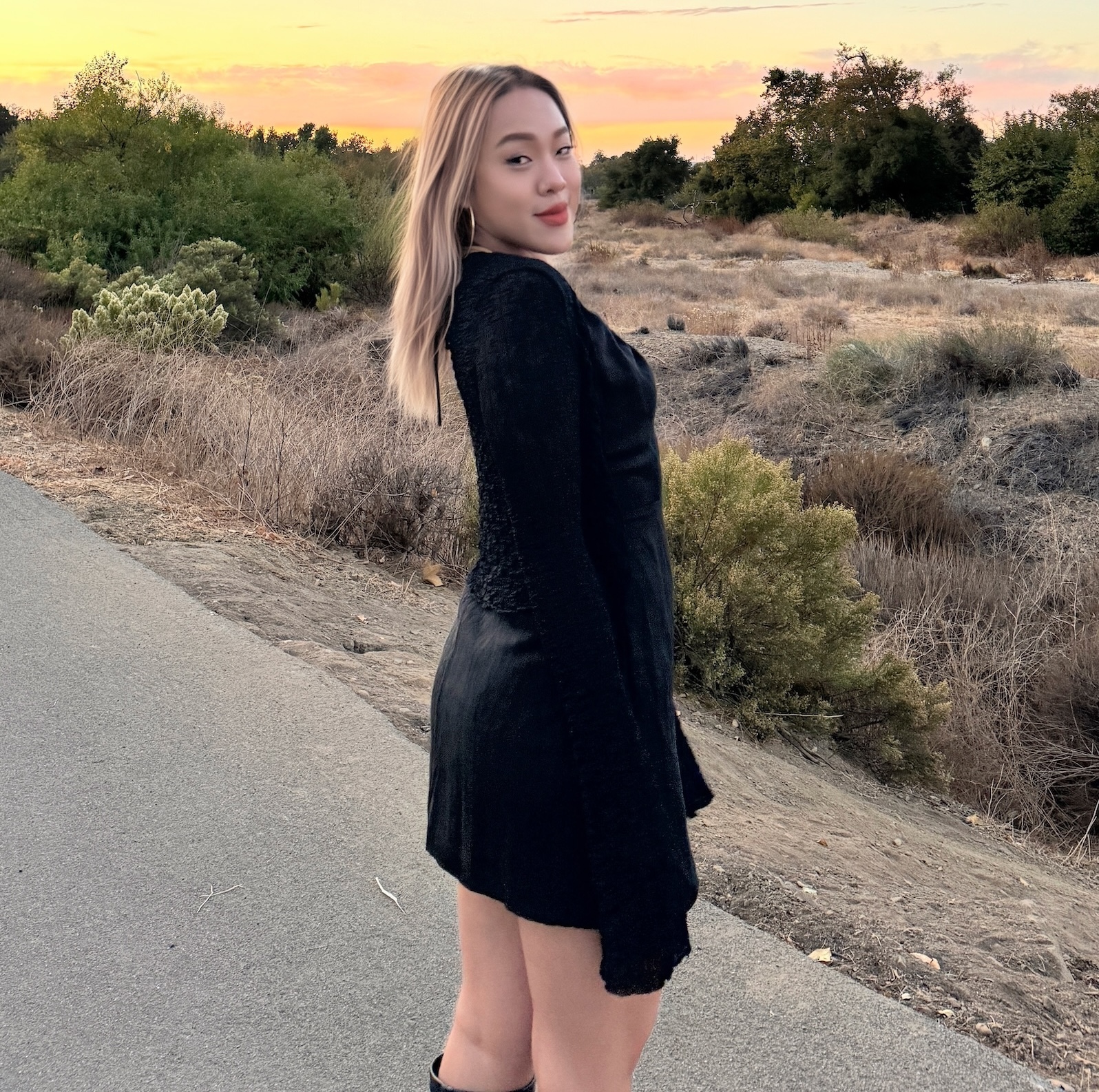 網紗款🖤辣黑透視罩衫