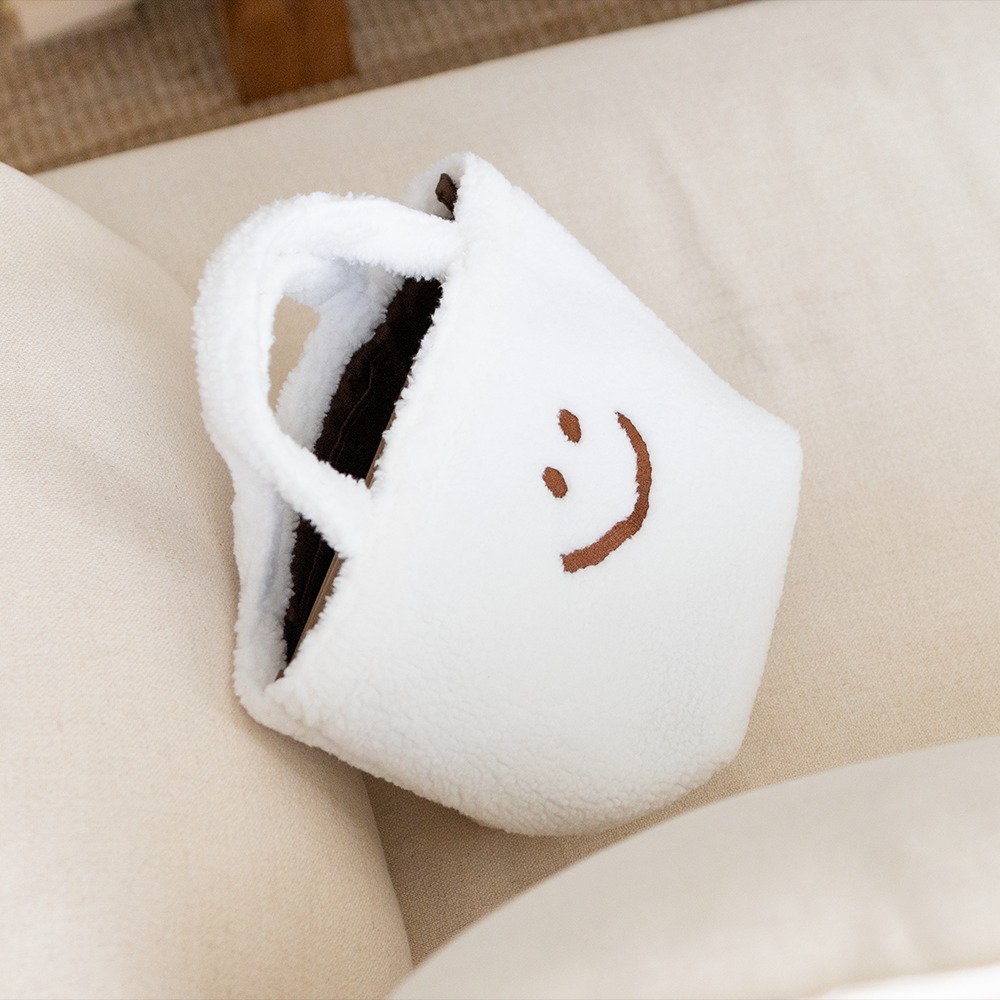 【Dinotaeng】Fluffy Marsh Bag 絨毛提袋
