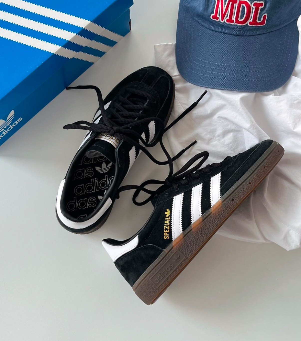 Adidas Originals Handball Spezial 黑白色 黑色 麂皮 復古 德訓鞋 T頭鞋 DB3021/預購