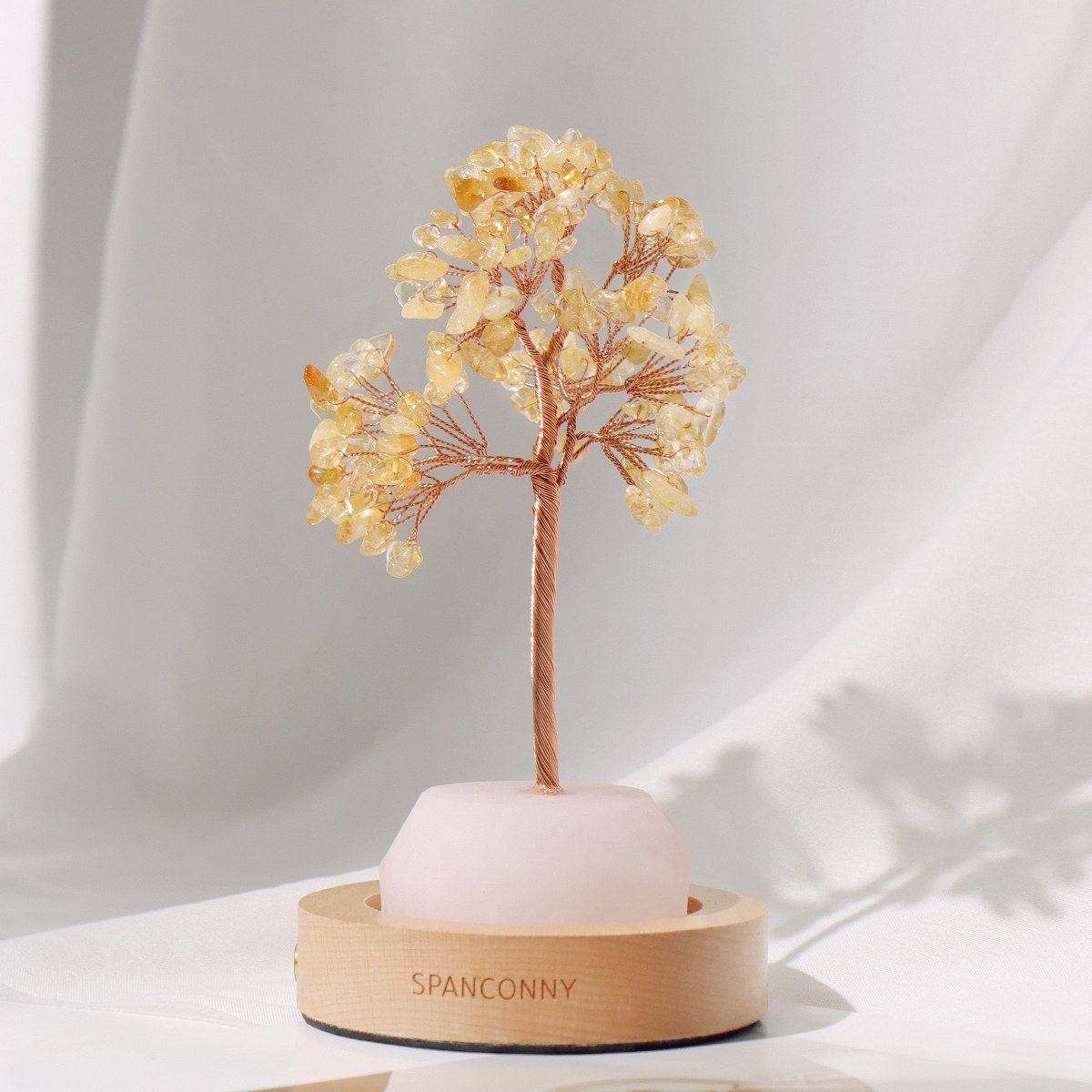 聚財開運| 黃水晶| 天然水晶許願樹- 飾品控SPANCONNY