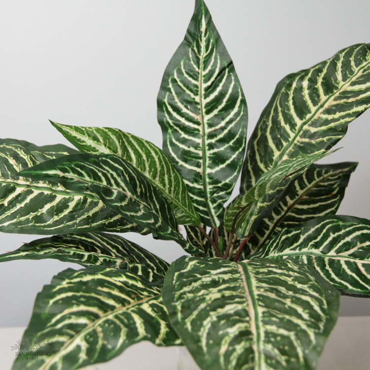 人造葉 斑馬葉束