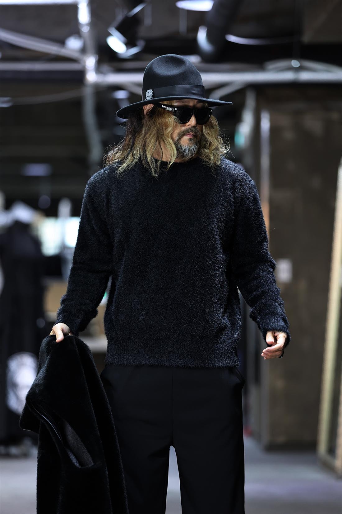 安哥拉圓領針織