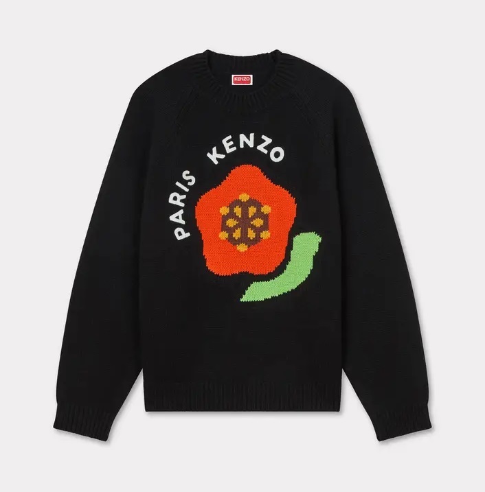 KENZO BLACK POP WOOL JUMPER - PRE ORDER ITEM (預訂中)