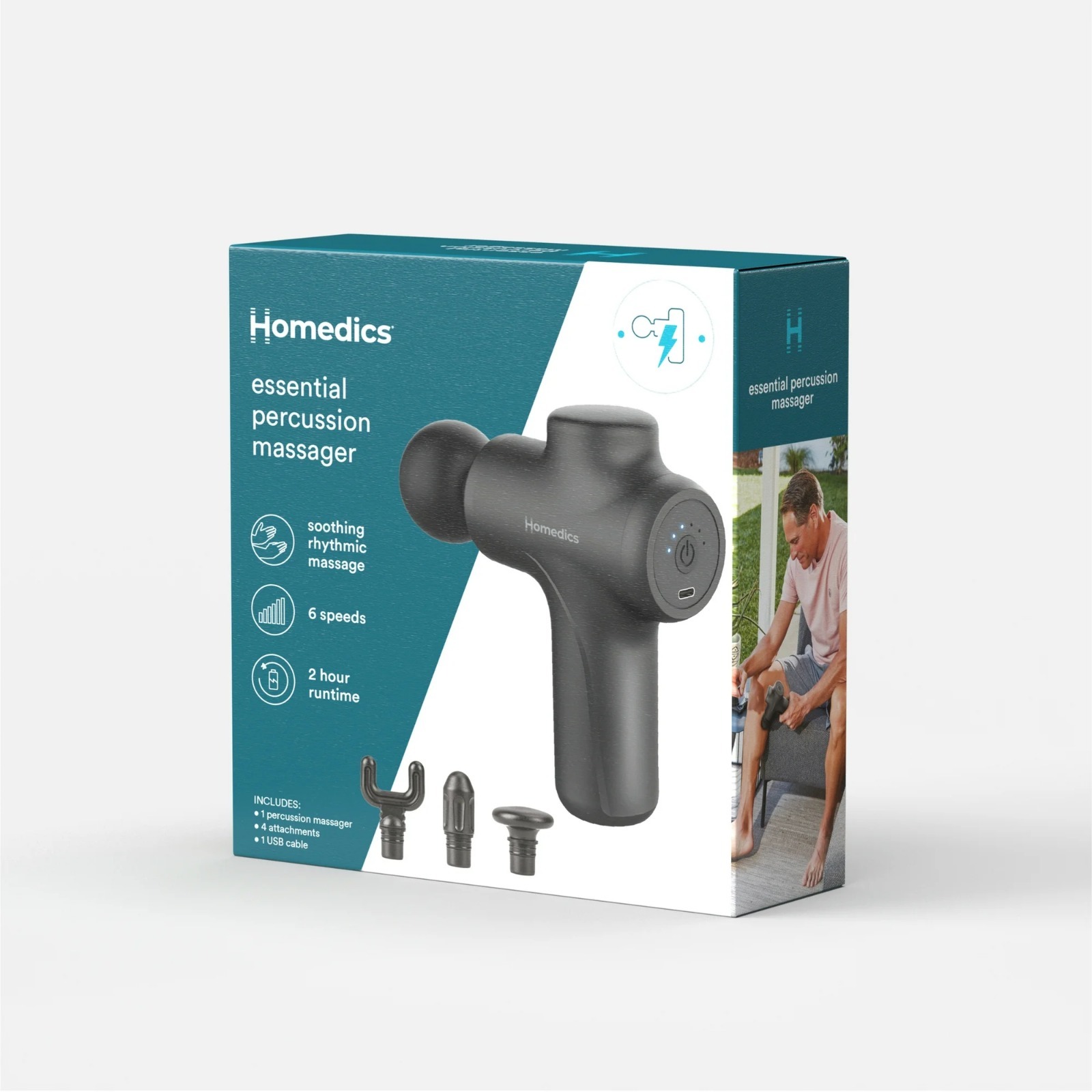 【預購】Homedics Essential G112619 筋膜槍