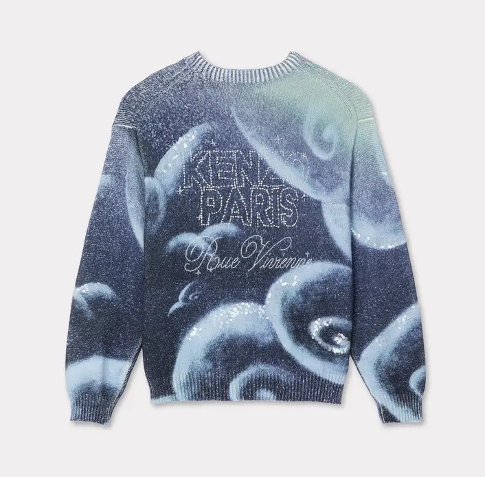 KENZO CLOUD TIGER GENDERLESS EMBROIDERED JUMPER - PRE ORDER ITEM (預訂中)