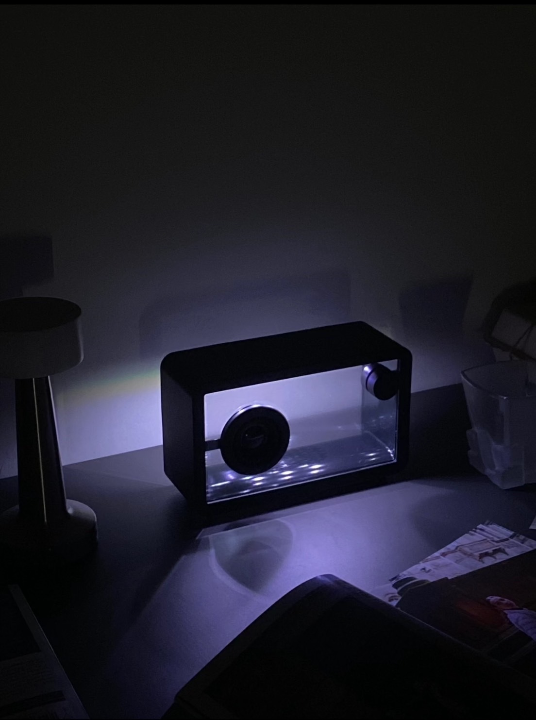 透明藍芽音響 氛圍燈