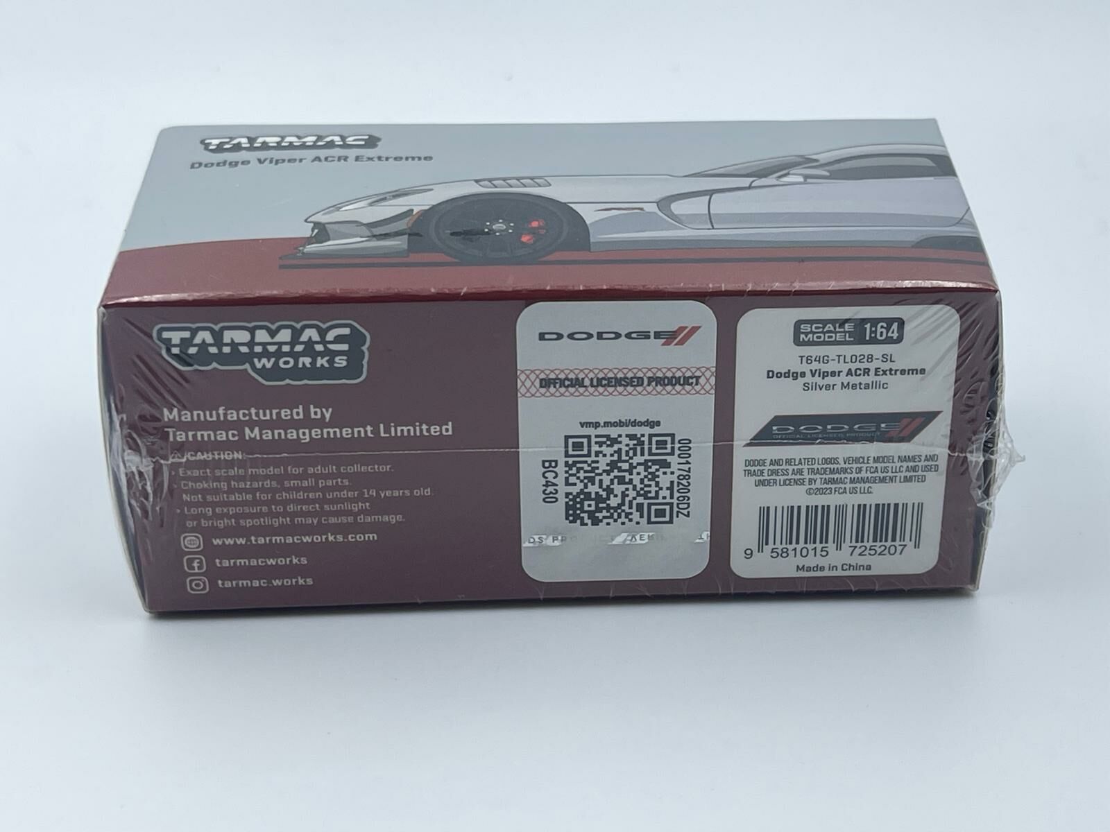 TARMAC DODGE VIPER ACR EXTREME SILVER METALLIC