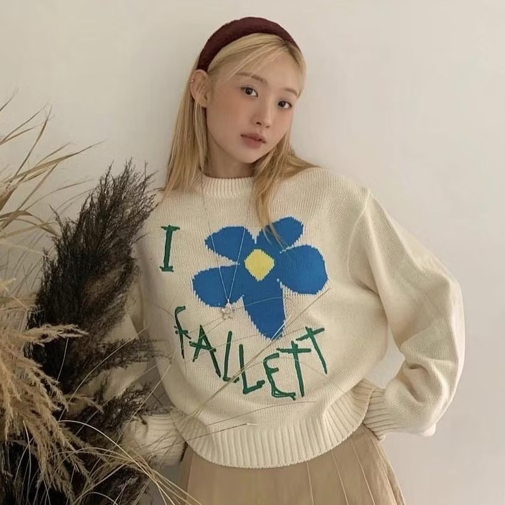 <黑五特價> FALLETT 大花花針織毛衣