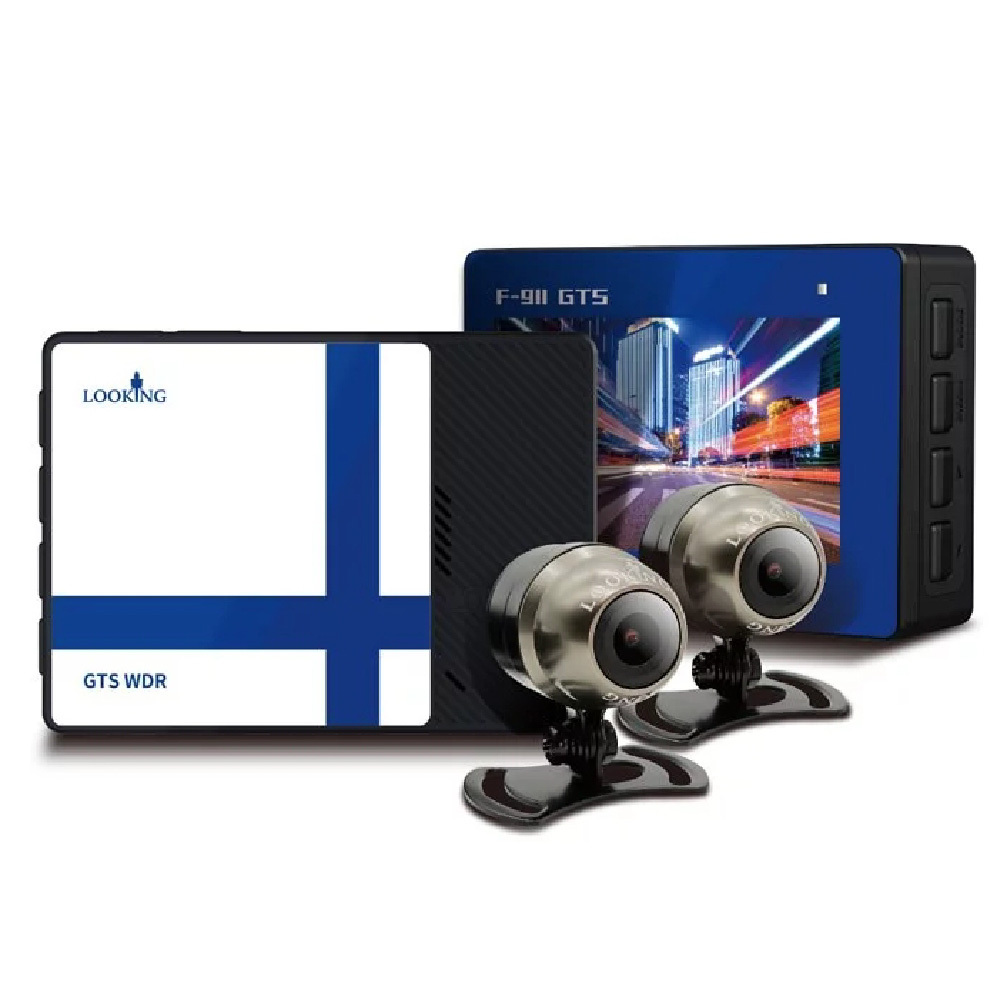 LOOKING 錄得清 F-911GTS 機車行車記錄器｜1080P WDR寬動態 補光高手