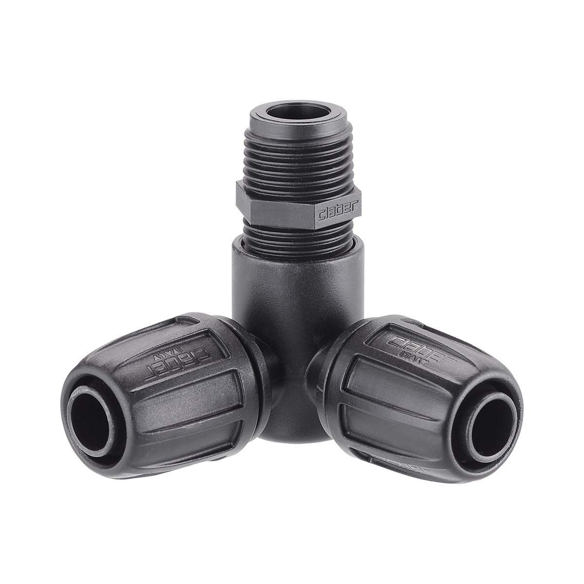 意大利"CLABER" 1/2" 外牙垂直三叉接頭-[91021]