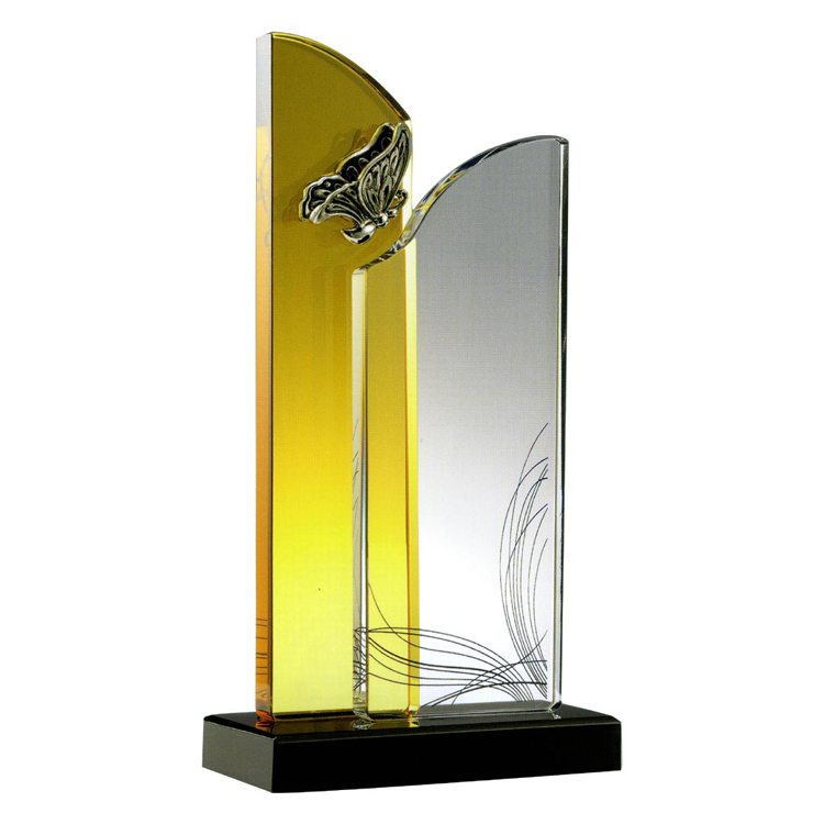 鹿港窯禮品館│K9水晶獎牌 風采系列 - 客製化專屬訂製服務