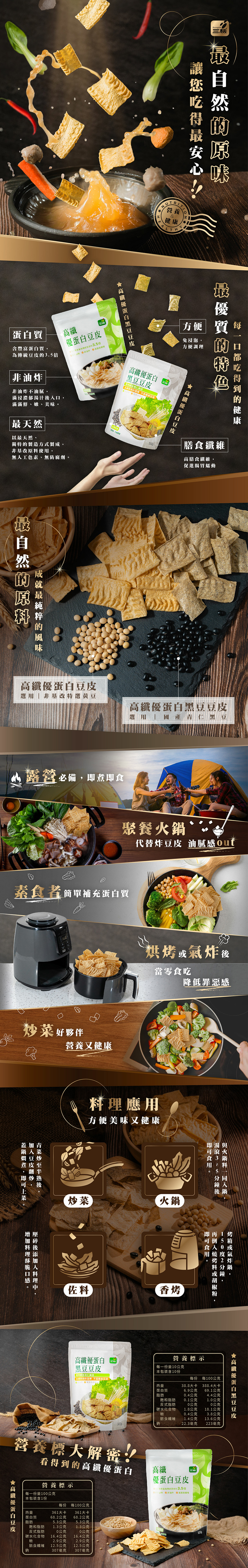 三機食品 高纖優蛋白豆皮 不產廢棄豆渣 非油炸 國家品質標章