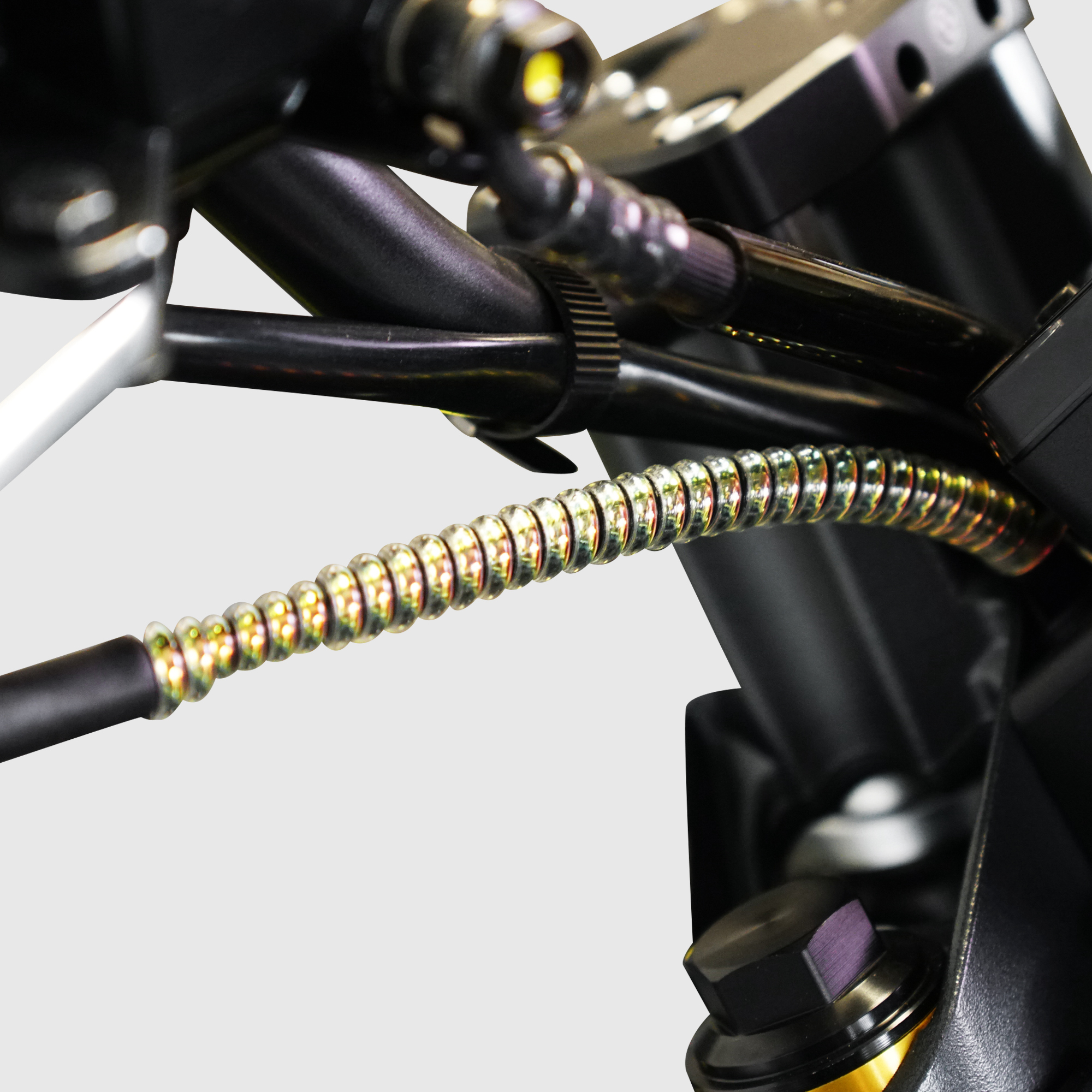 機車通用型配件｜機車線管TPU螺旋保護套