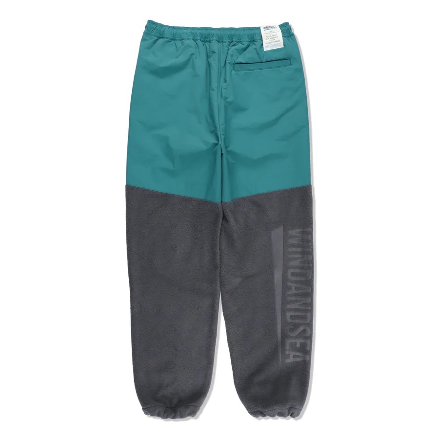 WIND AND SEA FISHNET RECYCLED NYLON FLEECE PANTS / SEA FOAM - PRE ORDER ITEM (預訂中)