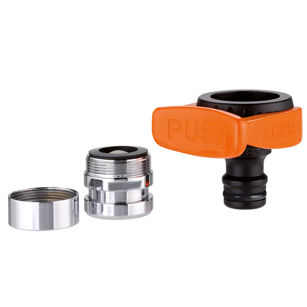 意大利"CLABER" (公+母)兩用易鎖式快速接頭(吸塑裝)-[8587]